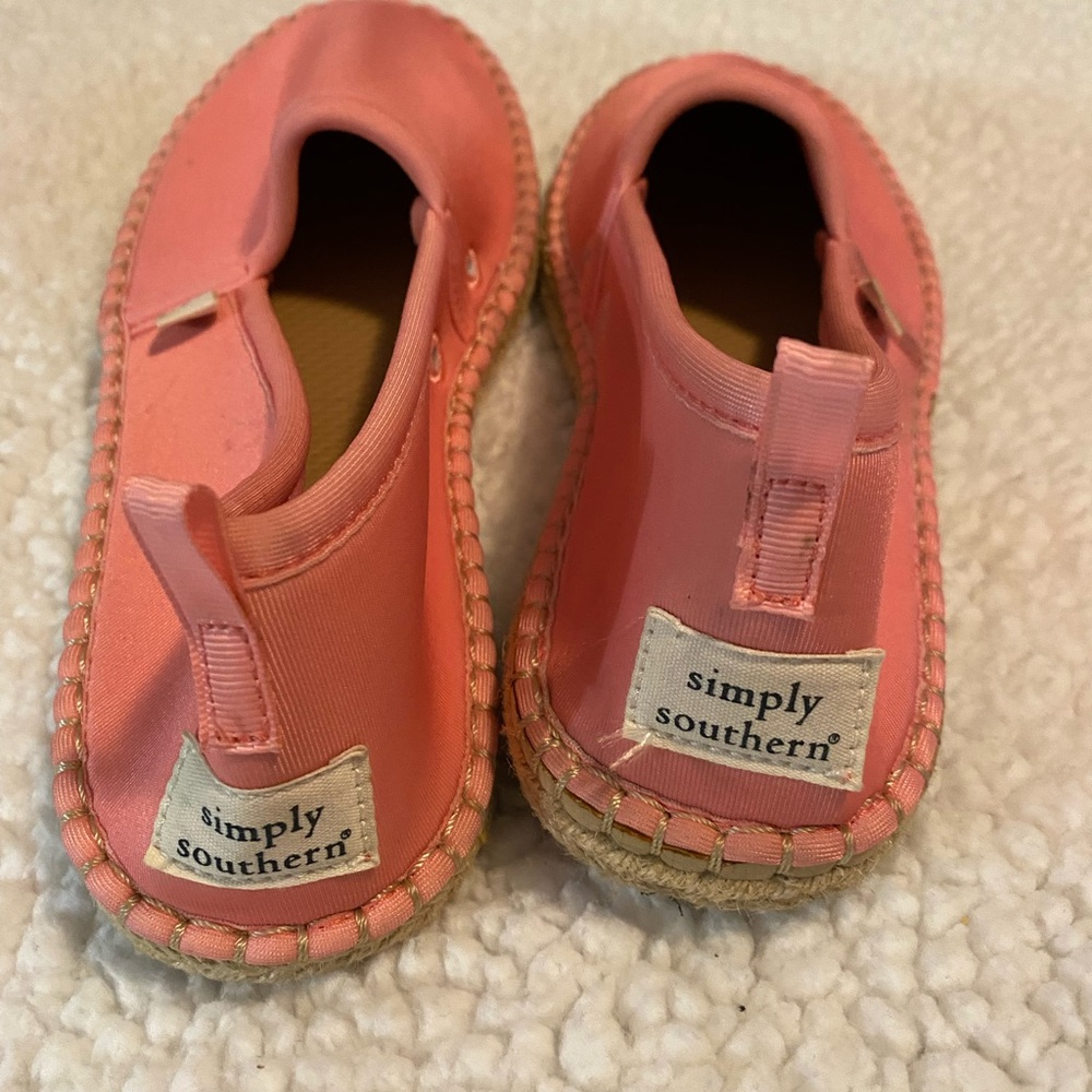 Simply Southern women’s size 8 Coral Espadrille Slip-On Shoes NWOT. - Picture 2 of 10